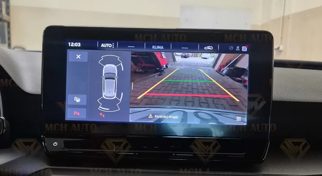 montaz kamery cofania seat leon