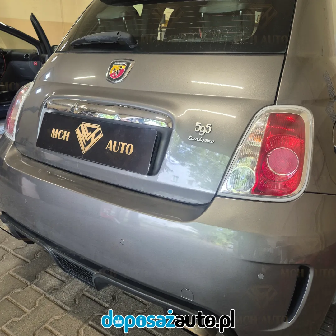 czujniki parkowania tył fiat 500 abarth