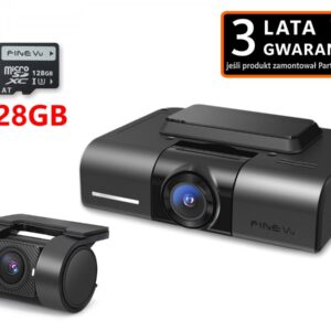 FineVu GX4K /128GB - rejestrator UHD+FHD WiFi GPS